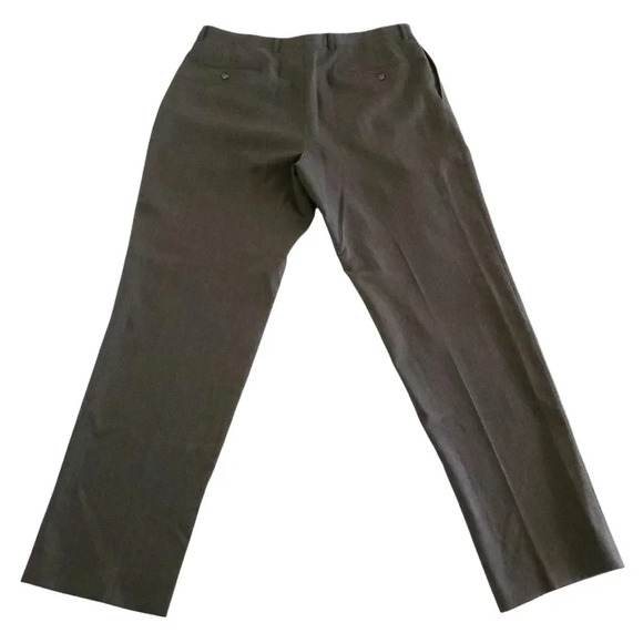 Hart Schaffner Marx 100% Wool Dress Pants Men's Size 40R Chicago Fit Pleated - Picture 2 of 12